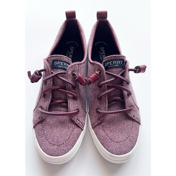 Women's Sperry Crest Vibe Sparkle Sneakers Size 6.5 - Picture 2 of 7